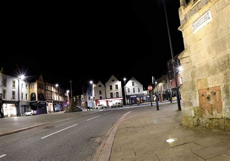 Coronavirus Video And Photos Show An Eerily Quiet Grantham Town Centre
