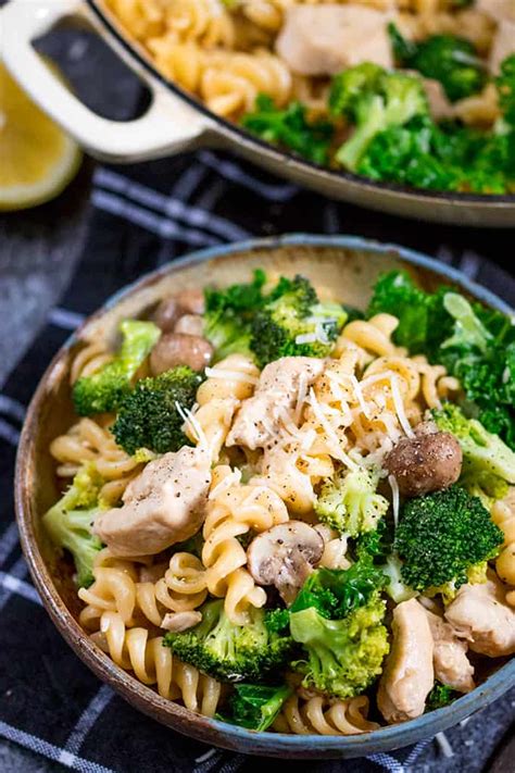 Rub the marinade ingredients into the chicken with your hands until all the liquid has been absorbed by the chicken. One Pot Chicken and Broccoli Pasta - Nicky's Kitchen Sanctuary
