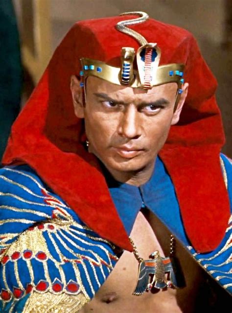 yul brynner ~ the ten commandments 1956 classic movie stars yul brynner old movie stars