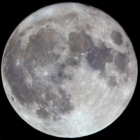 Full Moon Enhanced Color The Planetary Society