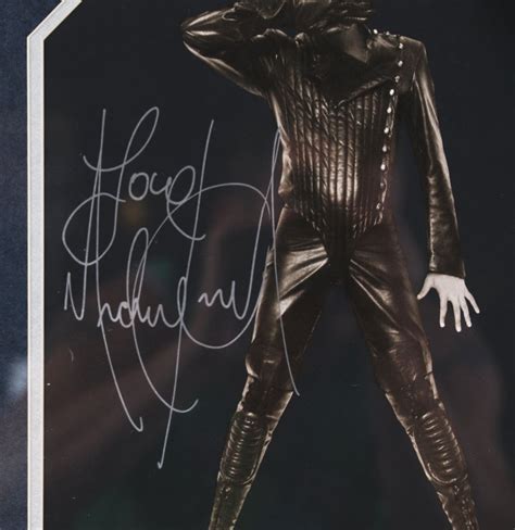 Michael Jackson Signed Photo Poster Framed Coa Jsa Memorabilia Expert