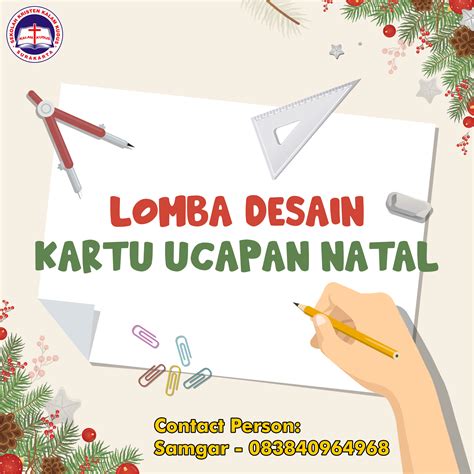 Terlepas dari itu semua, hari raya natal juga tentu menjadi ajang momen berkumpul bersama dengan keluarga tercinta. Lomba Desain Kartu Ucapan Natal Tahun 2020 - Sekolah ...