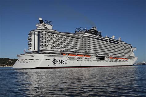 Match your frequent traveller status with msc cruises! Première escale du MSC Seaview à Toulon | Mer et Marine