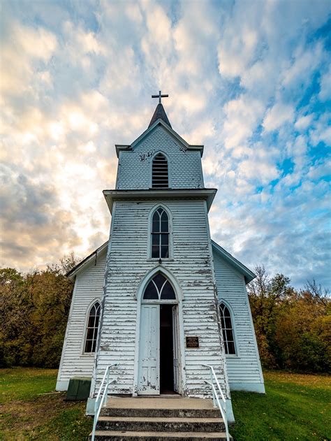 Small Abandoned Church In Rural North Dakota Rurbanexploration