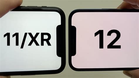 Iphone 12 And 11xr Notch Size Comparison Bezel Youtube