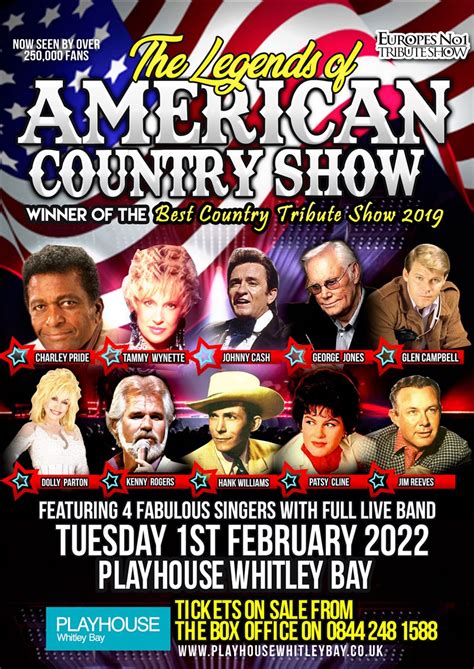 Rescheduled Date The Legends Of American Country Show Playhouse Whitely Bay