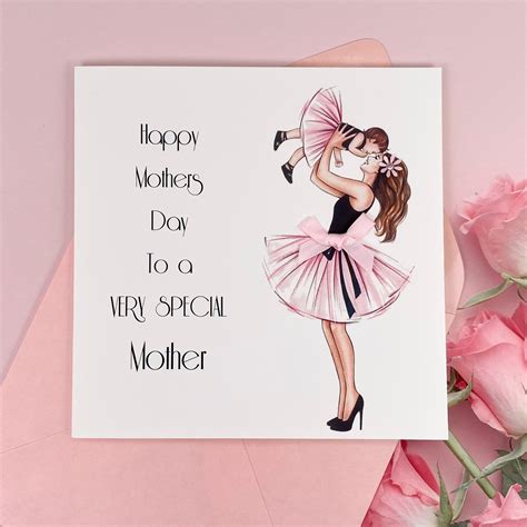Mothers Day Cards Personalised Handmade Mothers Day Cardspink Posh