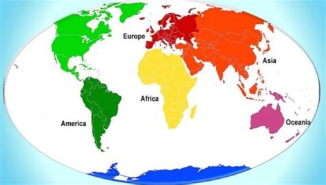 ¿cuántos Continentes Hay En El Mundo Actualizado 2021 Información