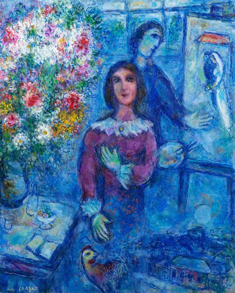 The Model By Marc Chagall Oil Painting Reproduction