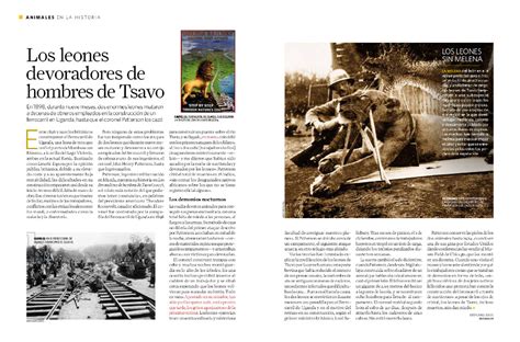 Estamos repasando en este blog algunos de los casos más llamativos de animales devorahombres. Apunts de Viatge: LEONES DE TSAVO en HISTORIA NATIONAL ...