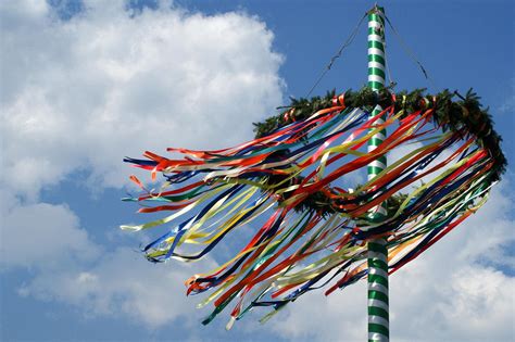May day is celebrated on the first day of may to celebrate spring. May Day in Germany, Walpurgisnacht and Maibaum