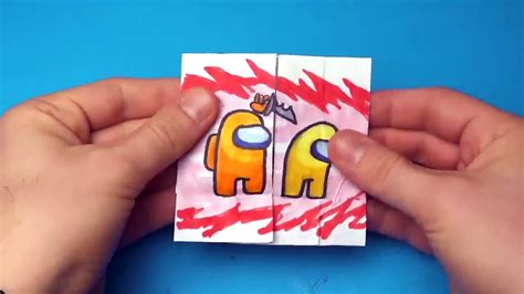 4 Among Us Transformations Arts And Paper Crafts Tutorial Video Dailymotion
