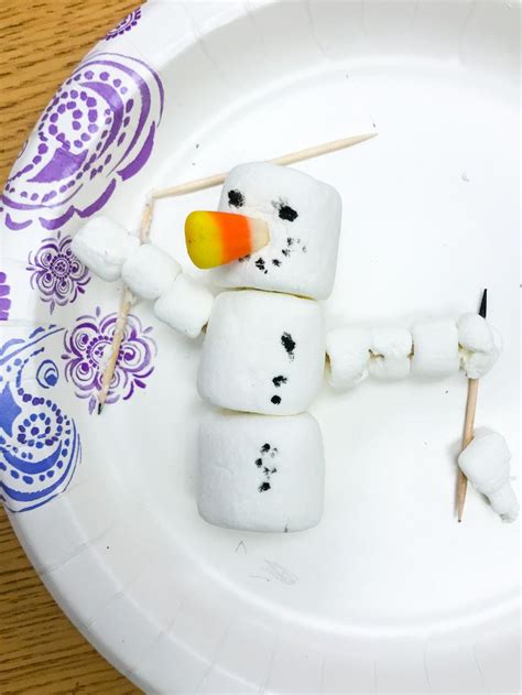 Snowman Marshmallows In 2021 Marshmallow Snowman Build A Snowman