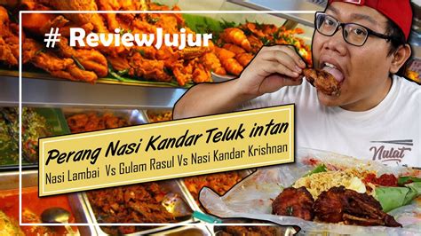 Nasi kandar is a iconic food synonymous with penang island, malaysia. Perang Nasi Kandar Teluk intan | Nasi Lambai Vs Gulam ...