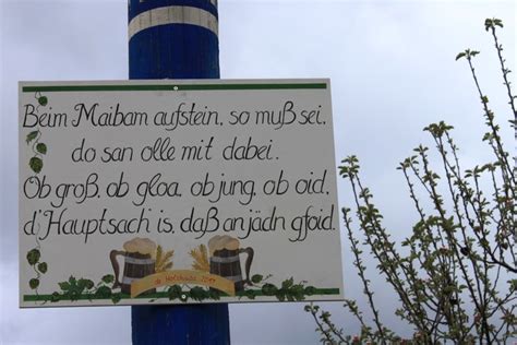 Wegen der schiefen stellung wurde der maibaum in kreuth neu befestigt. Maibaum Sprüche Liebe | Sprüche