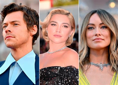 harry styles florence pugh y olivia wilde ¿qué pasó con ellos en el festival de venecia