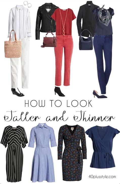 How To Look Taller And Slimmer Slimming Outfits Fashion 40 Fashion