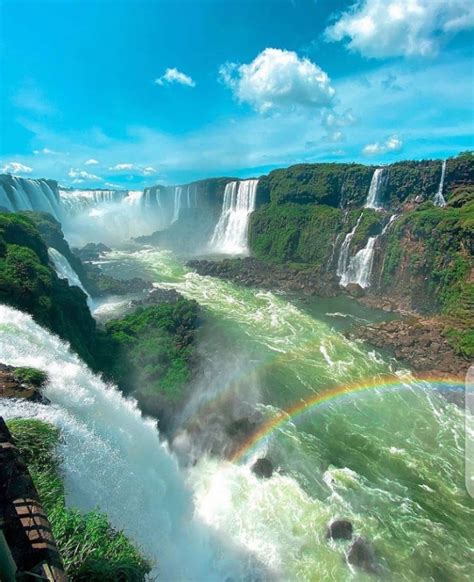 Iguaçu Falls Is The Largest Waterfall In The World And Its Located On