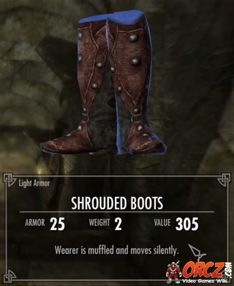 Skyrim Shrouded Boots Orcz The Video Games Wiki