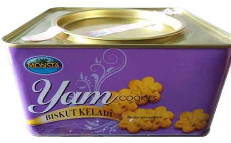 Jual Biskuit Kaleng Monsta Yam Cookies Biskuit Keladi 700gr Di Lapak