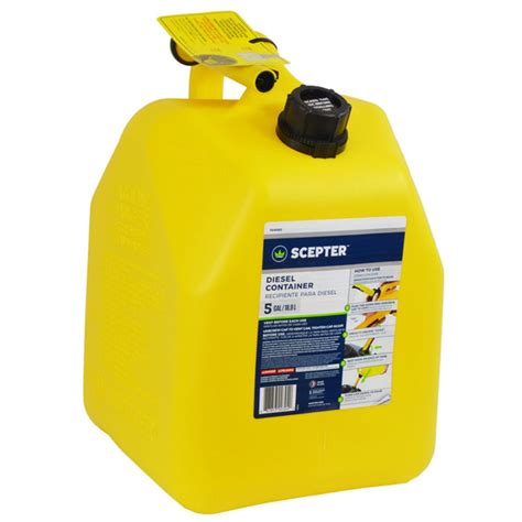 Scepter Fg4d511 Diesel Can Yellow 5 Gallon —