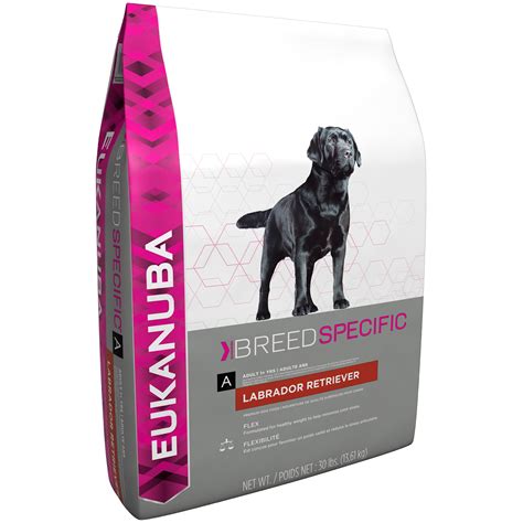 Some dogs may also find that they go to the bathroom more frequently after they switch to this brand. Eukanuba Breed Specific Adult Labrador Retriever 30 lb