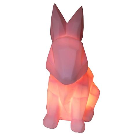Pink Rabbit Lamp Red Candy
