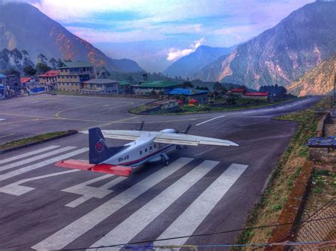 Tenzing Hillary Airport Also Known As Lukla Airport Is A Small Airport In The Town Of Lukla