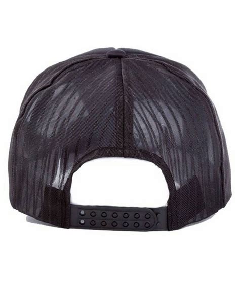 Promoworks Black Printed Polyester Caps Buy Online Rs Snapdeal