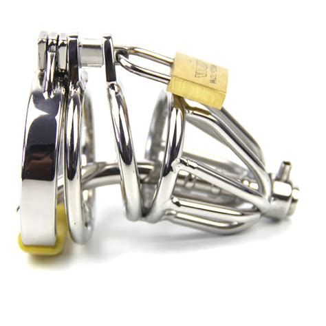2015 Kegel Electro Sex Stainless Steel Male Chastity Cock Cages Mens