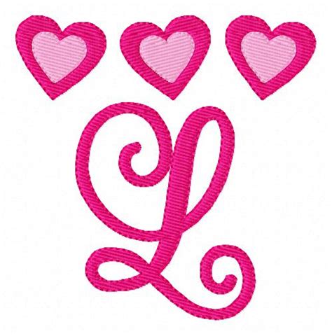 Valentine Heart Monogram Set Joyful Stitches