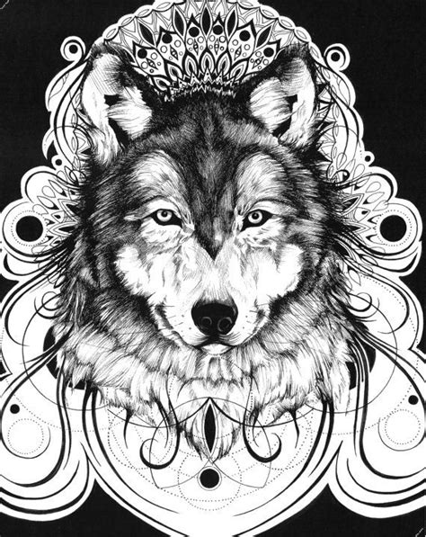 Pin On Wolf Pen And Ink