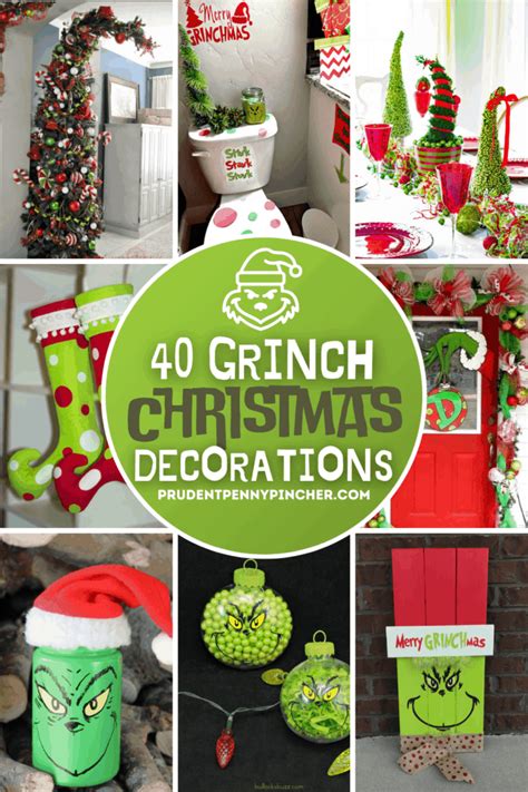 40 Diy Grinch Christmas Decorations Prudent Penny Pincher
