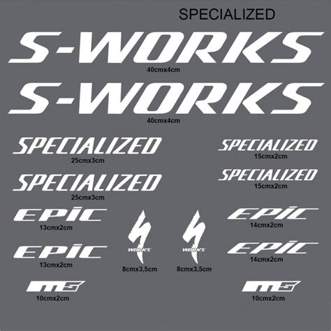 Frame Sticker For Specialized S Works Epic Mtb Road Bike Bicycle