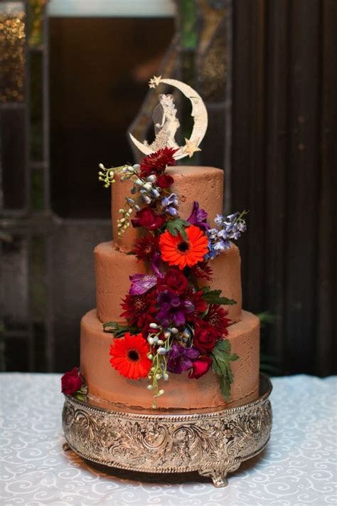 Vintage Autumn Wedding Cake Wedding Anniversary Cakes Romantic