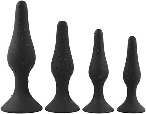 Butt Plugs Trainer Silicone Anal Plugs Beginners Starter Set For Women And Men Soft Silicone