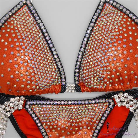 Orange And Black Angel Ombre Npc Bikini Competition Hot Sex Picture