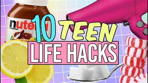 10 Life Hacks Every Teenager Should Know Youtube