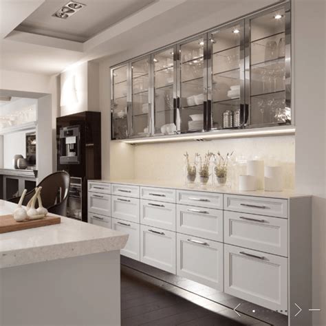 White glass front kitchen cabinets. 20 Beautiful Kitchen Cabinet Designs With Glass