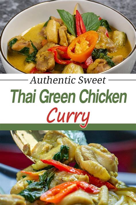 The result of making your own thai. Thai Green Curry with Chicken - Kaeng Kieow Wan Gai ...