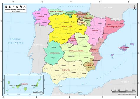 Mapa España Provincias Y Comunidades Mapa