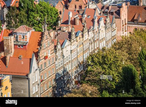 Architecture Of Old Town In Gdansk Stock Photo Alamy