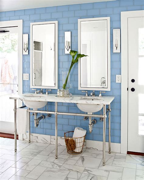 It is your greatest bet to have a wide range of designs and materials. Blue Subway Tiles - Contemporary - bathroom - Traditional Home