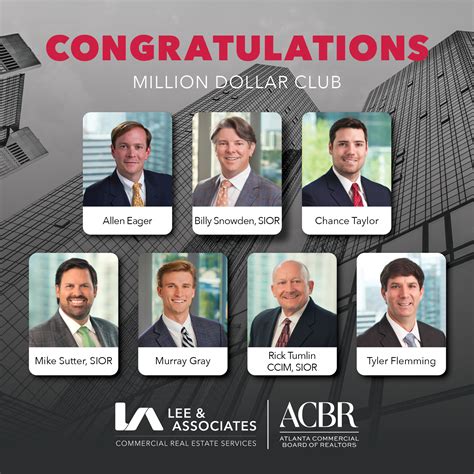 LEE IN THE NEWS: 2022 Brokers join ACBR's Million Dollar Club - Atlanta