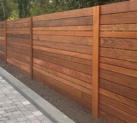 Diy Horizontal Fence Panels Attractive Horizontal Fence Panels