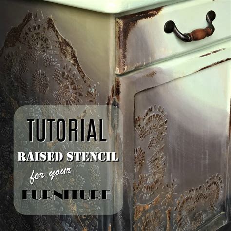 How To Apply A Raised Stencil To Your Furniture Do Dodson Designs