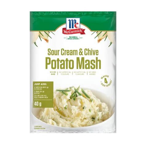 Mccormick Seasoning Sour Cream And Chive Mash Black Box Product Reviews