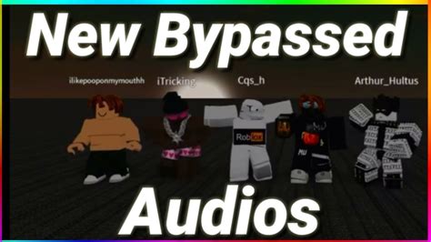 Roblox New Bypassed Audios Working Youtube
