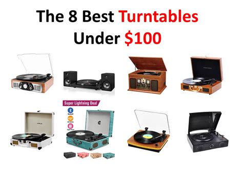 The 8 Best Turntables Under 100 All For Turntables