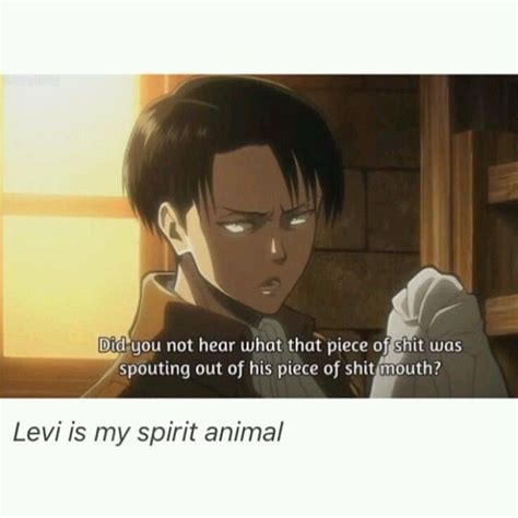 Levi Ackerman Eh I Used To Curse Like This But I Try To Limit It